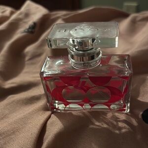 Coach Red and Silver Bath & Body Collection